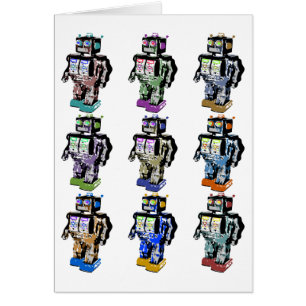 9 Robots Coloured