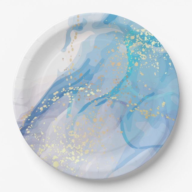 9" Round Paper Plate (Front)