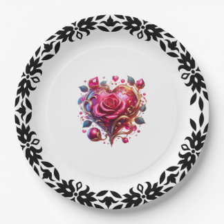 9" Round Paper Plate Beautiful 