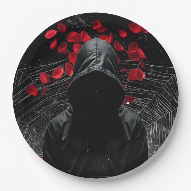 9" Round Paper Plate Haunting Adeline Zade Mea (Front)