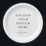 9" Round Paper Plates (set of 8)<br><div class="desc">Customize your design in Templett. After you are done editing, download your file in a JPG format (don't forget to turn on the bleed option). Upload your design here by clicking on the blue "Personalize" button.</div>