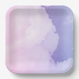 9" Square Paper Plate