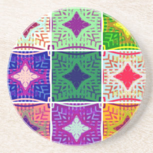 9 star Hakuna matata pattern Coaster