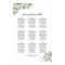 9 Table Rustic Eucalyptus Wedding Seating Chart