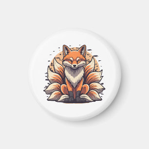 9 Tailed Fox Spirt Magnet