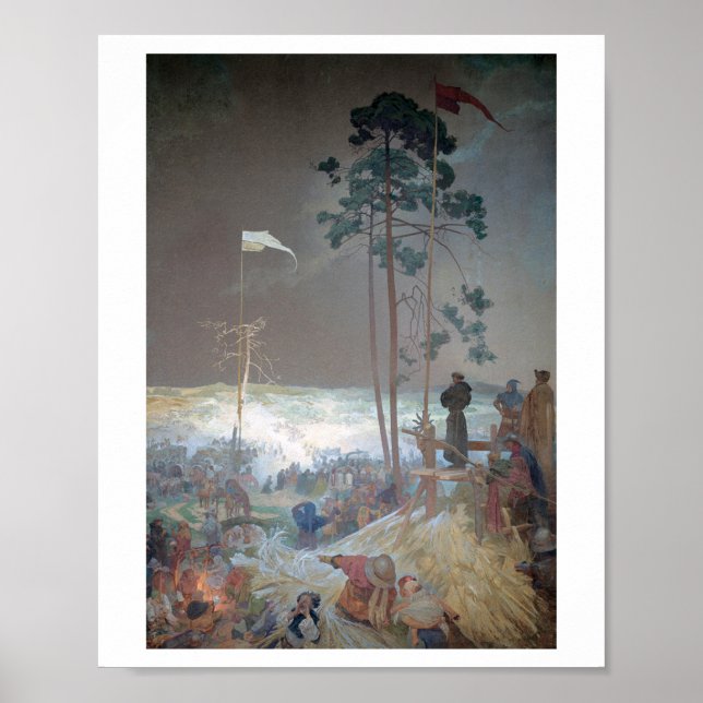 #9 The Meeting at Krizky, Mucha Poster (Front)