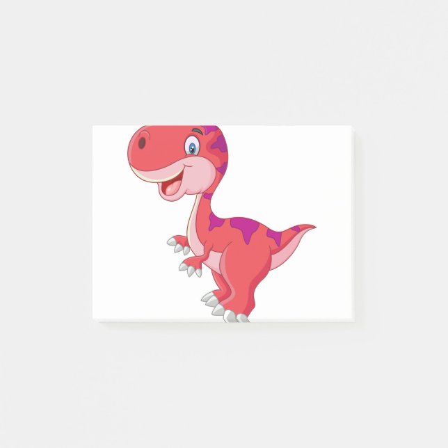 9.Tyrannosaurus Dinosaur Drawing - dinosaur Post-it Notes (Front)