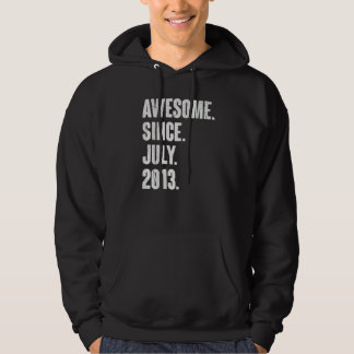 9 Year Old  9th Birthday  Awesome Since July 2013 Hoodie