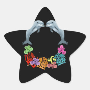 9 year old dolphin birthday party 9th birthday star sticker