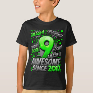 9 Year Old For Boys 9th Birthday Boy 9 Year Old Bo T-Shirt
