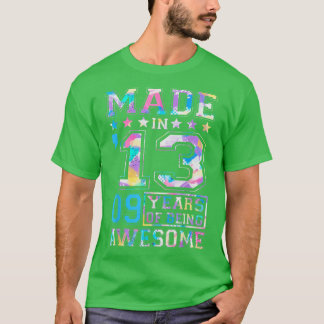 9 Year Old Girl Gifts For 9th Birthday Party Born T-Shirt