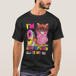 9 Year Old Girl Princess Little Red Panda 9th Bir T-Shirt