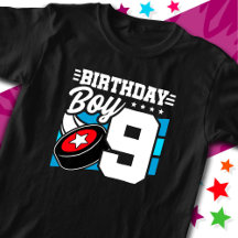 9 Year Old Hockey Party Theme 9th Birthday Boy