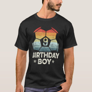 9 Year Old Soccer Player Gifts 9th Birthday Boy Ni T-Shirt