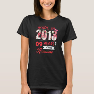 9 Year Old Vintage 2013 9th Birthday T-Shirt