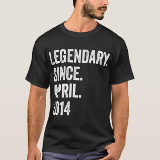 9 Years Legendary Since April 2014 9th Birthday1 T-Shirt