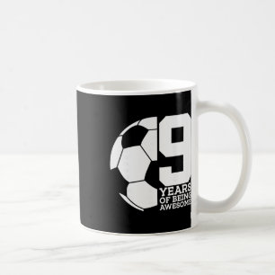 9 Years Of Being Awesome Soccer 9th Birthday _1  Coffee Mug