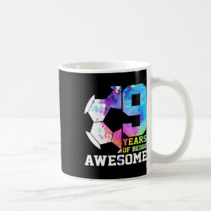 9 Years Of Being Awesome Soccer 9th Birthday Coffee Mug