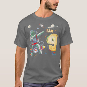 9 Years Old Birthday Boy Astronaut Space 9th Birth T-Shirt