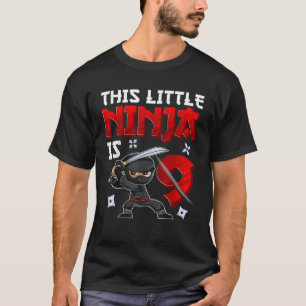 9 Years Old Boy Birthday Tee This Little Ninja Is 
