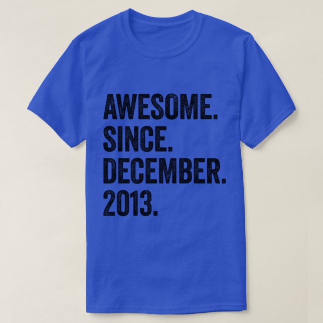 9 Years Old December 2013 9th Birthday2 T-Shirt (Design Front)