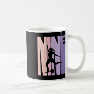 9 Years Soccer Girls Gift 9th Birthday Footll Play Coffee Mug