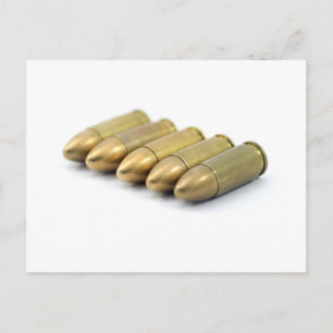 9mm Ammo Postcard