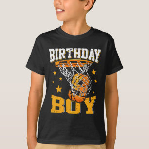 9th Birthday Basketball Boy 9 Year Old Basketball  T-Shirt
