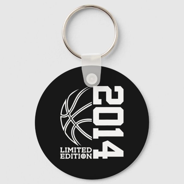 9th Birthday Basketball Limited Edition 2014 1 Keychain (Front)