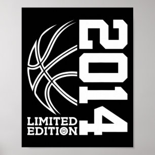 9th Birthday Basketball Limited Edition 2014 1 Poster