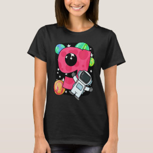 9th Birthday Boy 9 Years Astronaut Rocket Space T-Shirt
