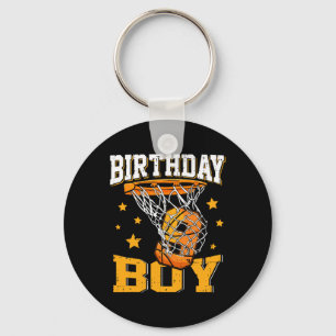 9th Birthday Bysketbyll Boy 9 Year Old Bysketbyll Keychain