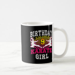 9th Birthday Girl - Karate 9 Years Old  Coffee Mug