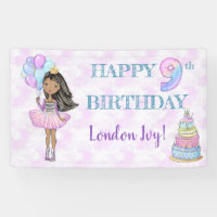 9th Birthday Girl Princess African American