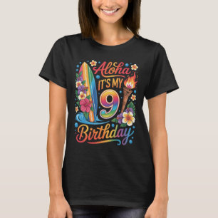 9th Birthday Hawaii Aloha Tropical Vacation Cruise T-Shirt