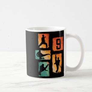 9th Birthday Karate Taekwondo 9 Years Old Boy Coffee Mug