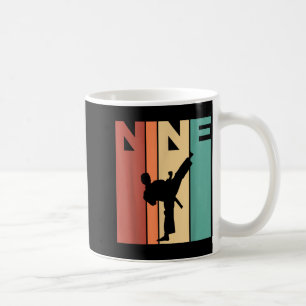9th Birthday Karate Taekwondo Theme 9 Year Old Coffee Mug