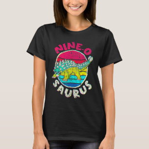 9th Birthday Nine O Saurus I Ankylosaurus I Family T-Shirt