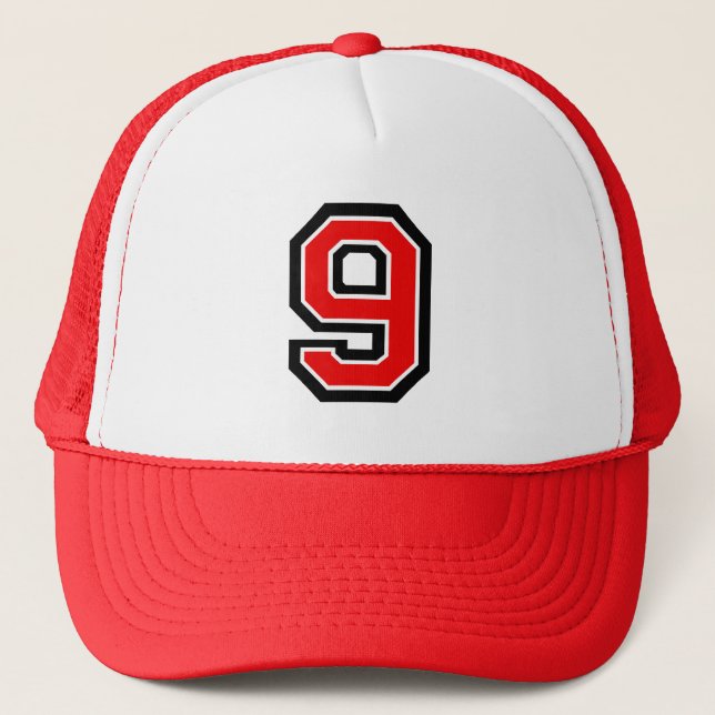 9th Birthday Party Trucker Hat (Front)