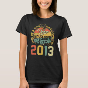 9th Birthday Vintage November 2013 9 Years Old Boy T-Shirt