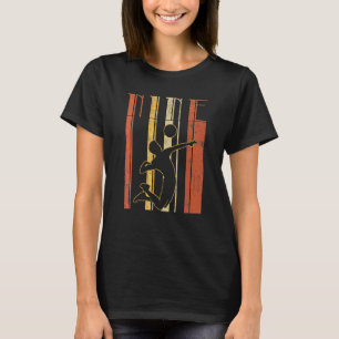 9th Birthday Volleyball Sport Boys Retro Born In T-Shirt