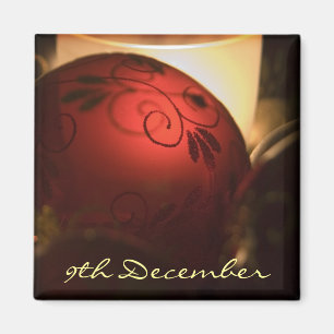 9th December • Bauble • Magnet