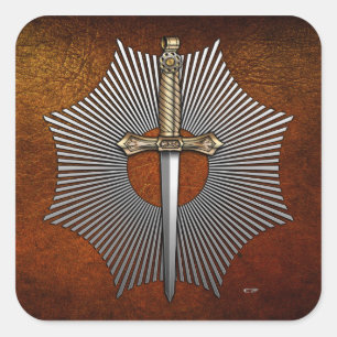 9th Degree: Master of the Temple Square Sticker