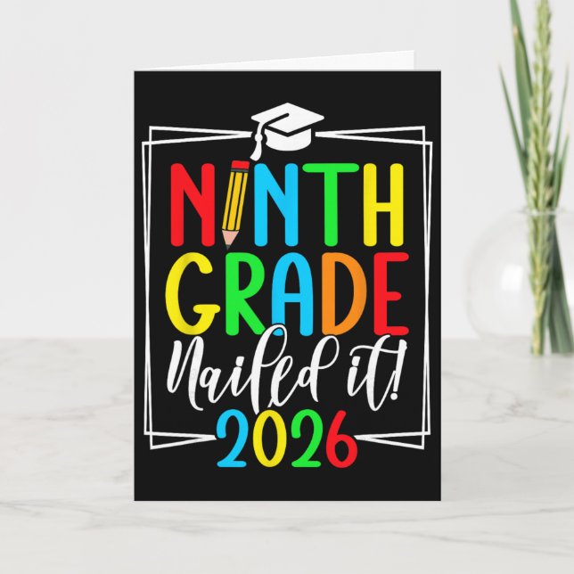 9th Grade 2026 Freshman Graduation _2  Card (Front)