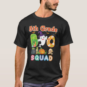 9Th Grade Boo Squad Team Crew Ghost Ninth Teacher T-Shirt