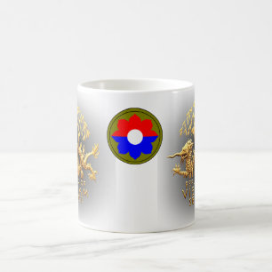 9th infantry and Vietnam Service Dragon Coffee Mug