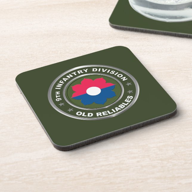 9th Infantry Division Coaster (Left Side)