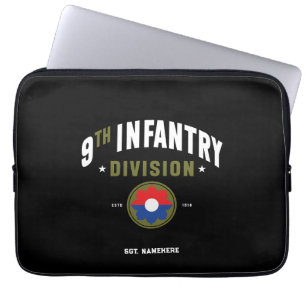 9th Infantry Division "Old Reliables" Custom Laptop Sleeve