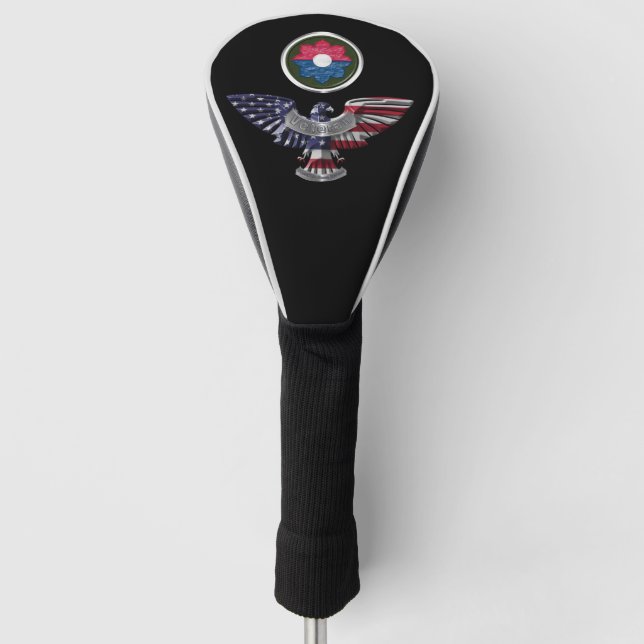 9th Infantry Division Veteran Golf Head Cover (Front)
