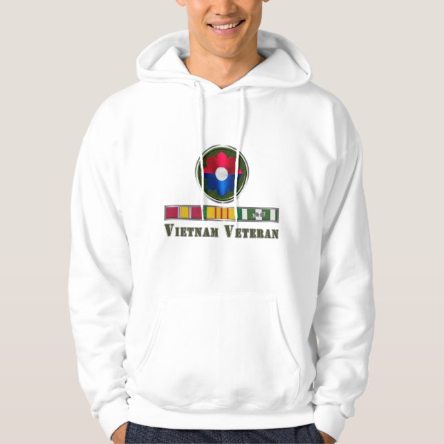 9th Infantry Division Vietnam Veteran Hoodie (Front)